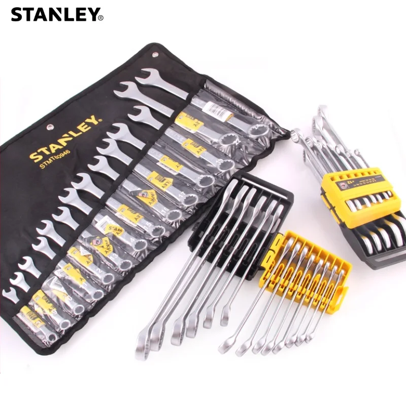 Stanley basic metric wrench spanner tool set car wrench tools kit combination auto tool for garage/home automotive repair
Stanley basic metric wrench spanner tool set car wrench tools kit combination auto tool for garage/home automotive repair
