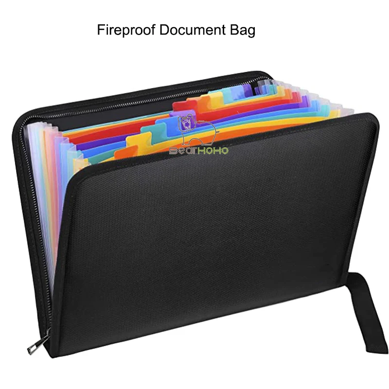 Fireproof Expanding File Folder 13 Multicolored Pockets A4 Size Document Organizer Color Labels Zipper Closure Portable File Bag
Fireproof Expanding File Folder 13 Multicolored Pockets A4 Size Document Organizer Color Labels Zipper Closure Portable File Bag