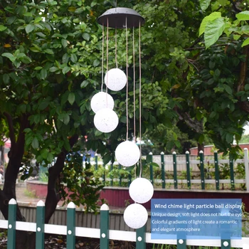 Solar Light Wind Rotator Particle Ball LED Light Outdoor Hanging Wind Chime Light Colorful Gradient Outdoor Garden Decoration
Solar Light Wind Rotator Particle Ball LED Light Outdoor Hanging Wind Chime Light Colorful Gradient Outdoor Garden Decoration