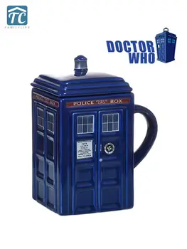 

Retro Police Kiosk Cup Personality Doctor Who 17oz Tardis Mug Pavilion Cup Milk Coffee Mug Breakfast Office Gifts Porcelain Cups