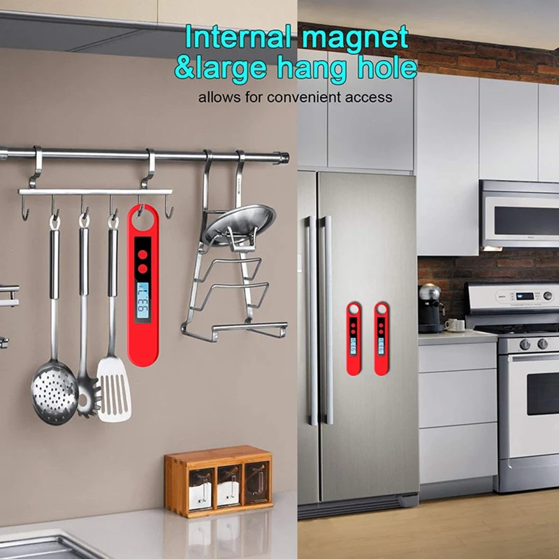 Digital Instant Read Meat Ultra Fast Food LED,Cooking Thermocouple Thermometer with Folding Probe for BBQ Grill Kitchen
Digital Instant Read Meat Ultra Fast Food LED,Cooking Thermocouple Thermometer with Folding Probe for BBQ Grill Kitchen
