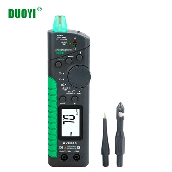 DUOYI DY2203 Automotive Multifunction Digital Tester Car Circuit Tester Circuit Logic Level Aging Continuity Test Breaker Finder
DUOYI DY2203 Automotive Multifunction Digital Tester Car Circuit Tester Circuit Logic Level Aging Continuity Test Breaker Finder