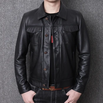 First Layer Lear Business Casual Lear Lear Man Lear Jackets single-breasted Coat Lapels Cowhide Lear
First Layer Lear Business Casual Lear Lear Man Lear Jackets single-breasted Coat Lapels Cowhide Lear