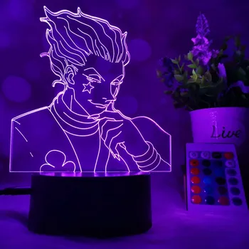 LED Night Light Colorful Remote Control Acrylic 3D Table Lamp Anime Character Desktop Decoration Atmosphere Light
LED Night Light Colorful Remote Control Acrylic 3D Table Lamp Anime Character Desktop Decoration Atmosphere Light