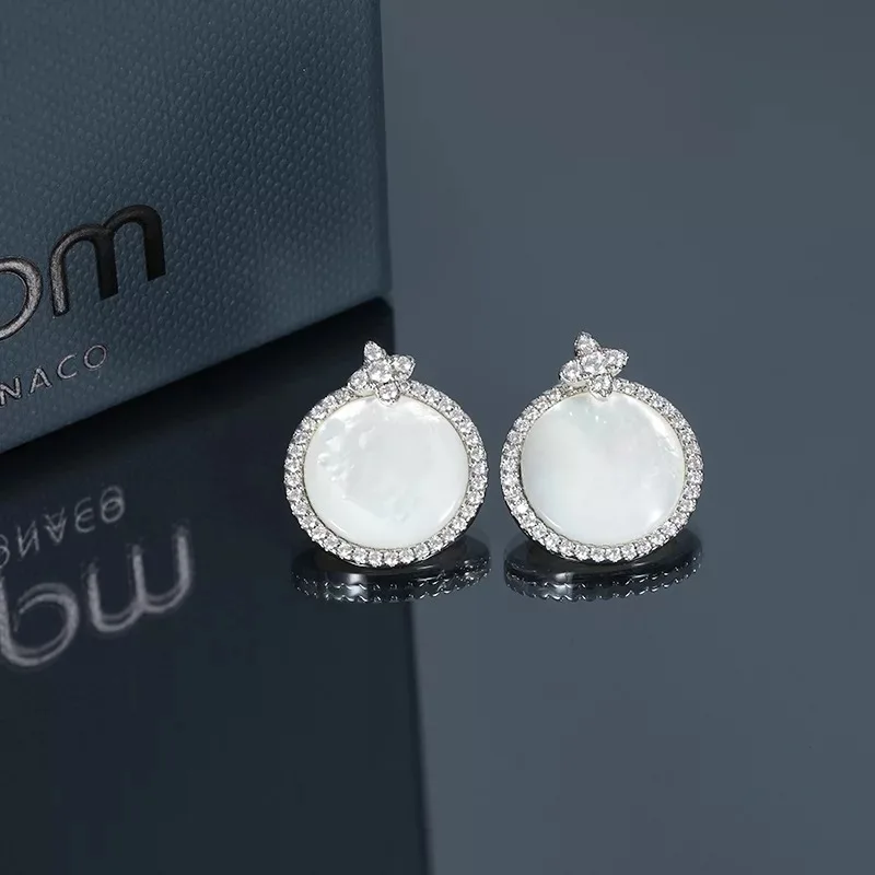 Фото 2019 new design nacre elegant earrings for women engagement luxury top quality wedding gift | Украшения и аксессуары