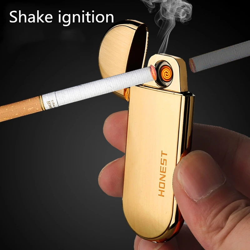 Rechargeable Flameless Plasma Arc Lighter Shake ignition Cigar Torch Lighter Double Ignition USB Electronic Cigarette Lighter
Rechargeable Flameless Plasma Arc Lighter Shake ignition Cigar Torch Lighter Double Ignition USB Electronic Cigarette Lighter