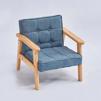 Single child solid wood sofa kindergarten learning seat early education center small sofa children's photography props
Single child solid wood sofa kindergarten learning seat early education center small sofa children's photography props