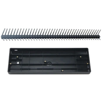 3 Pcs 40 Pins 2.54mm Pitch Single Row Right Angle PCB Board Pin Headers & 1 Pcs GH60 Compact Keyboard Base Black
3 Pcs 40 Pins 2.54mm Pitch Single Row Right Angle PCB Board Pin Headers & 1 Pcs GH60 Compact Keyboard Base Black