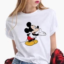 On Sale Disney Elements Mickey Mouse Women T-shirts Round Neck Cartoon Female Tshirt Color Painting Summer Top Clothes Transport
On Sale Disney Elements Mickey Mouse Women T-shirts Round Neck Cartoon Female Tshirt Color Painting Summer Top Clothes Transport