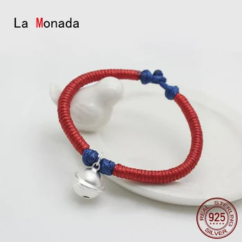 La Monada Big Bell Red Thread For Hand 925 Sterling Silver Bracelet Red Thread String Rope Bracelets For Women Silver 925 Kid
La Monada Big Bell Red Thread For Hand 925 Sterling Silver Bracelet Red Thread String Rope Bracelets For Women Silver 925 Kid