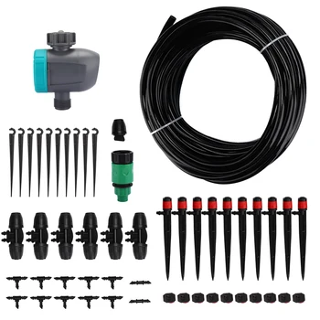 Automatic Micro Drip Irrigation System Garden Irrigation Spray Self Watering Kits with Adjustable Dripper Watering Tool Kit
Automatic Micro Drip Irrigation System Garden Irrigation Spray Self Watering Kits with Adjustable Dripper Watering Tool Kit