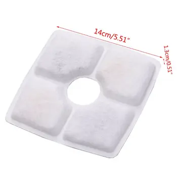 4 Pcs/box Pet Automatic Water Dispenser Filter Activated Carbon Cotton Resin White Square Super Filters Replacement Cotton 090C
4 Pcs/box Pet Automatic Water Dispenser Filter Activated Carbon Cotton Resin White Square Super Filters Replacement Cotton 090C