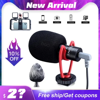 Sairen VM-Q1 Condensor Video Vlog Microfoon Cardioid Mic Voor Iphone Samsung Andriod Telefoons Sony Nikon Canon Dslr Camera
Sairen VM-Q1 Condensor Video Vlog Microfoon Cardioid Mic Voor Iphone Samsung Andriod Telefoons Sony Nikon Canon Dslr Camera