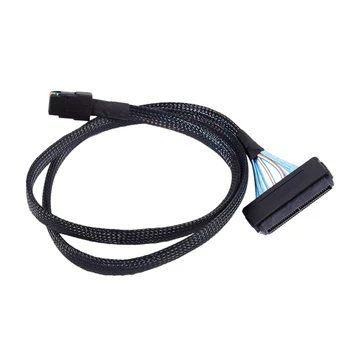 1M Mini SAS 36PIN SFF-8087 to SFF-8484 SAS 32 Pin Data Cable Latch Cable