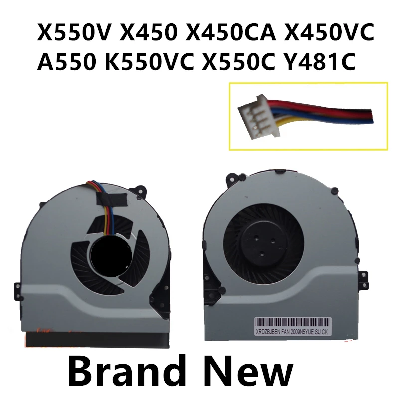New Laptop CPU Cooling Fan For ASUS X550V X450 X450CA X450vc A550 K550VC X550C Y481C Notebook Cooler Radiator
New Laptop CPU Cooling Fan For ASUS X550V X450 X450CA X450vc A550 K550VC X550C Y481C Notebook Cooler Radiator