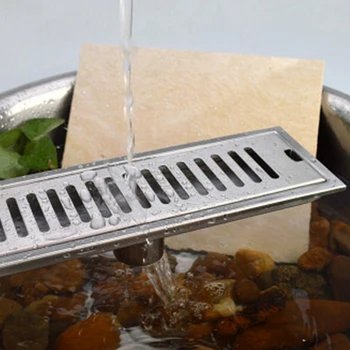 1 Pcs Stainless Steel Shower Floor Long Drainage Cover Roof Drain & 1 Pcs Six Inch Appearance Filter Shower Head
1 Pcs Stainless Steel Shower Floor Long Drainage Cover Roof Drain & 1 Pcs Six Inch Appearance Filter Shower Head