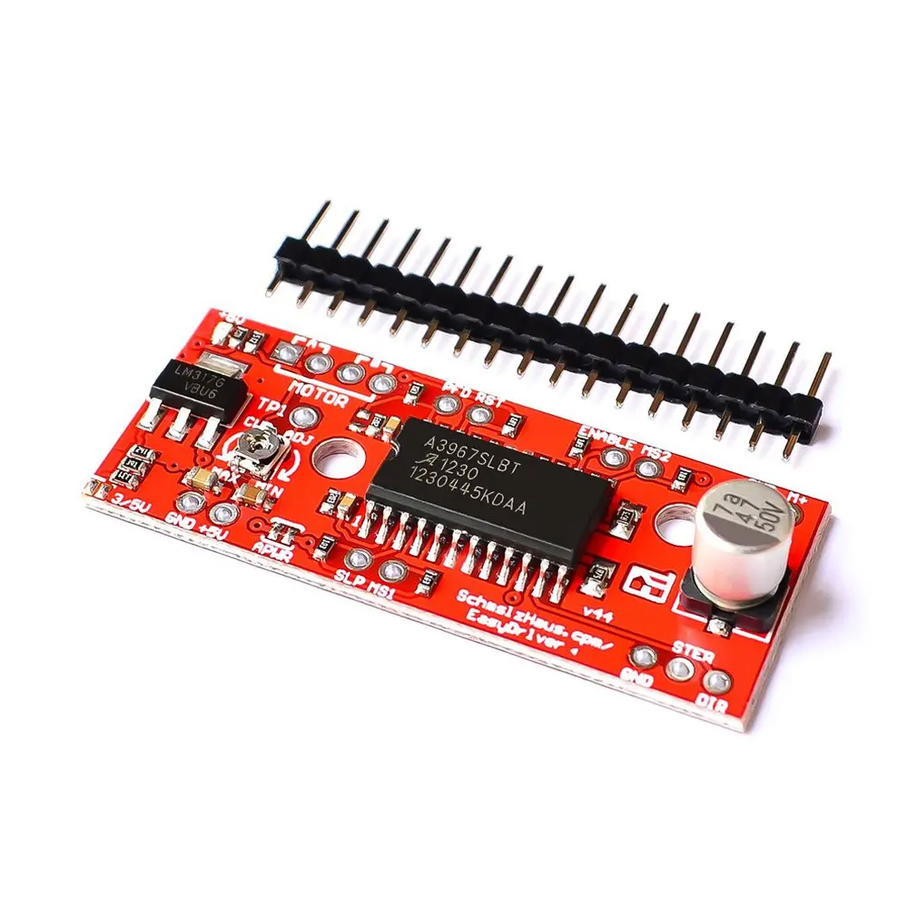 A3967 EasyDriver Stepper Motor Driver V44 for arduino Development Board 3D Printer A3967 Module
A3967 EasyDriver Stepper Motor Driver V44 for arduino Development Board 3D Printer A3967 Module