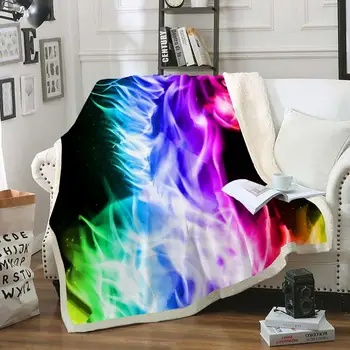 Fire Horse Sherpa Blanket Colorful Animal Throw Blanket Black Thin Quilt on Bed Sofa Fashion Bedroom Decor
Fire Horse Sherpa Blanket Colorful Animal Throw Blanket Black Thin Quilt on Bed Sofa Fashion Bedroom Decor