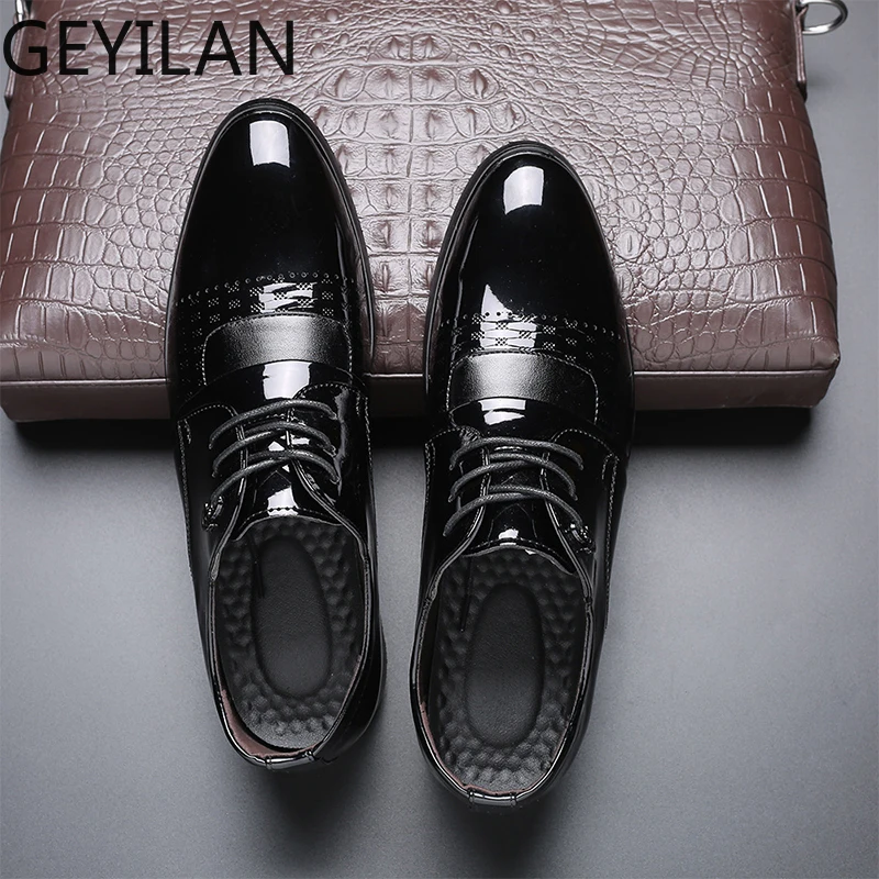 2019 Men's Leather Classic Formal Shoes Pointed Toe Business Lace Non-slip Up Shoes Black Plus Size
2019 Men's Leather Classic Formal Shoes Pointed Toe Business Lace Non-slip Up Shoes Black Plus Size