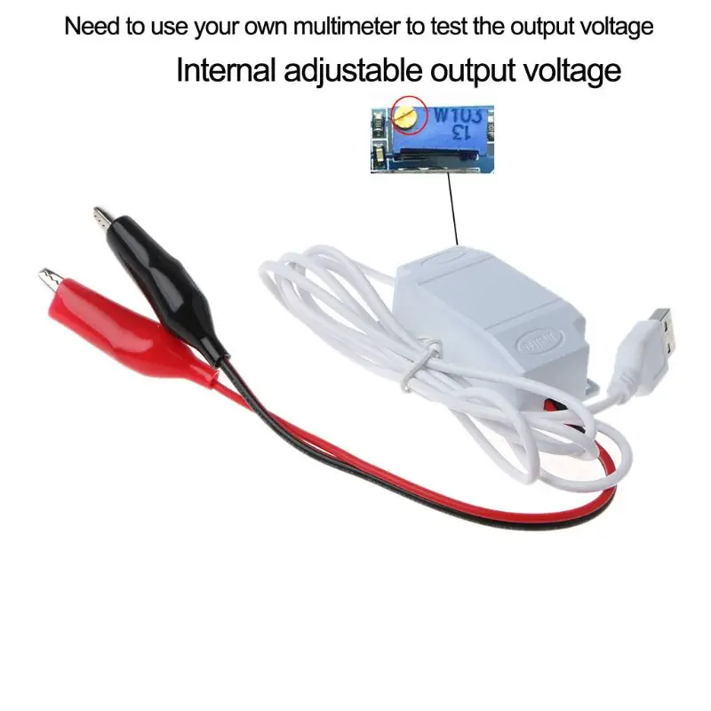 AA AAA Battery Eliminator USB 5V to 1.5V/3V4.5V Step-down Clip Cable Adjustable Voltage Converter For Clocks Remote Control Toys
AA AAA Battery Eliminator USB 5V to 1.5V/3V4.5V Step-down Clip Cable Adjustable Voltage Converter For Clocks Remote Control Toys