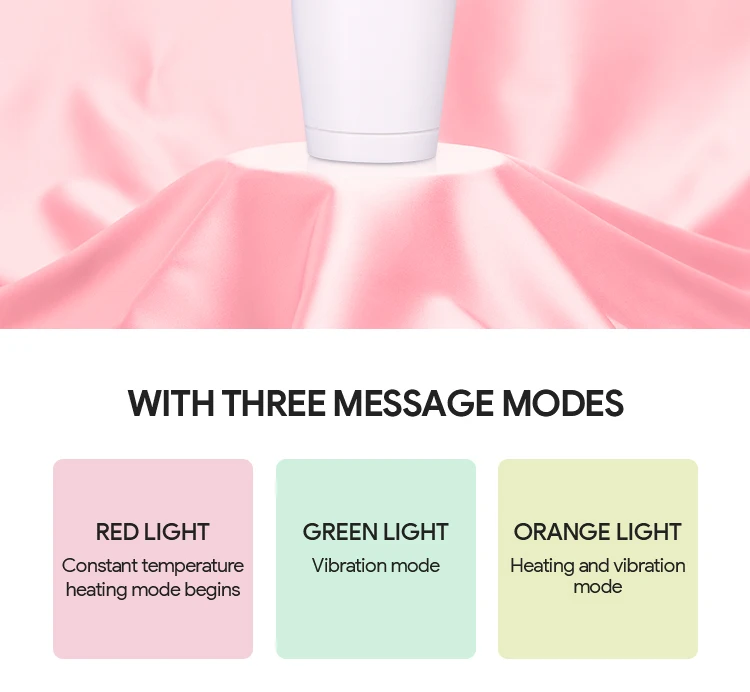 Mini magic health care electric vibrator magnetic lip care device heated head pen wand eye massager