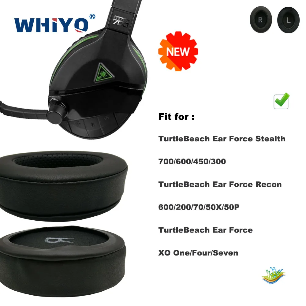 New Upgrade Replacement Ear Pads for TurtleBeach Ear Force Stealth 700/600/450/300,Recon 600/200/70/50X/50P,XO One/Four/Seven
New Upgrade Replacement Ear Pads for TurtleBeach Ear Force Stealth 700/600/450/300,Recon 600/200/70/50X/50P,XO One/Four/Seven