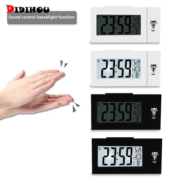 Digital Projection Alarm Ceiling Clock LCD Display Snooze Desk Table Clock Temperature Thermometer Home Decor Time Projector
Digital Projection Alarm Ceiling Clock LCD Display Snooze Desk Table Clock Temperature Thermometer Home Decor Time Projector