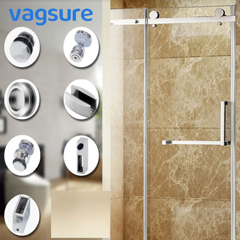 1 set Silver 304 Stainless Steel Shower Door Roller Hardware Set Shower Cabin Room Pulley Door Wheel Set For Sliding Glass Door
1 set Silver 304 Stainless Steel Shower Door Roller Hardware Set Shower Cabin Room Pulley Door Wheel Set For Sliding Glass Door