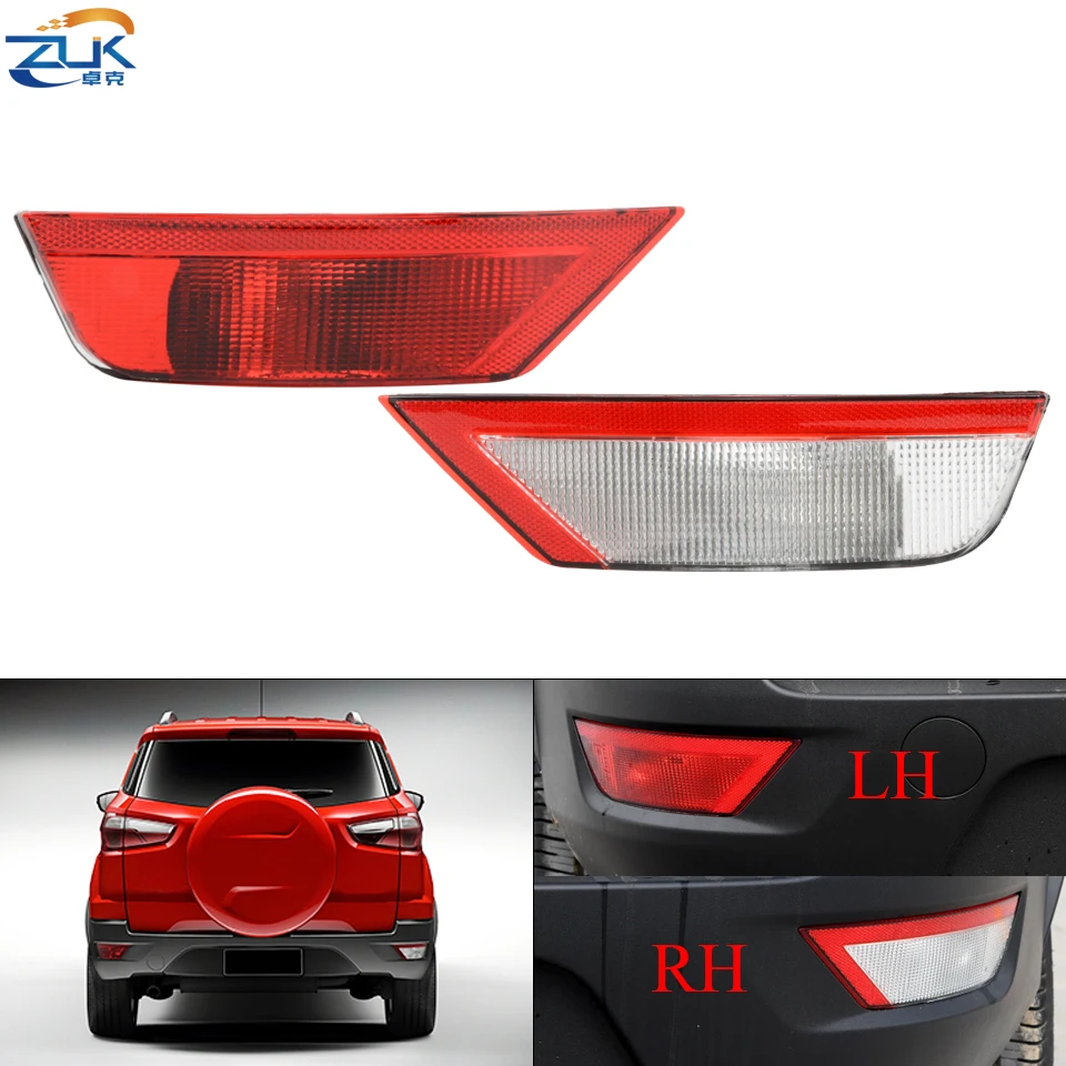 ZUK Rear Bumper Fog Light Fog Lamp Reflector For Ford EcoSport 2013 2014 2015 2016 2017 2018 Rear Foglight Foglamp With Bulbs
ZUK Rear Bumper Fog Light Fog Lamp Reflector For Ford EcoSport 2013 2014 2015 2016 2017 2018 Rear Foglight Foglamp With Bulbs
