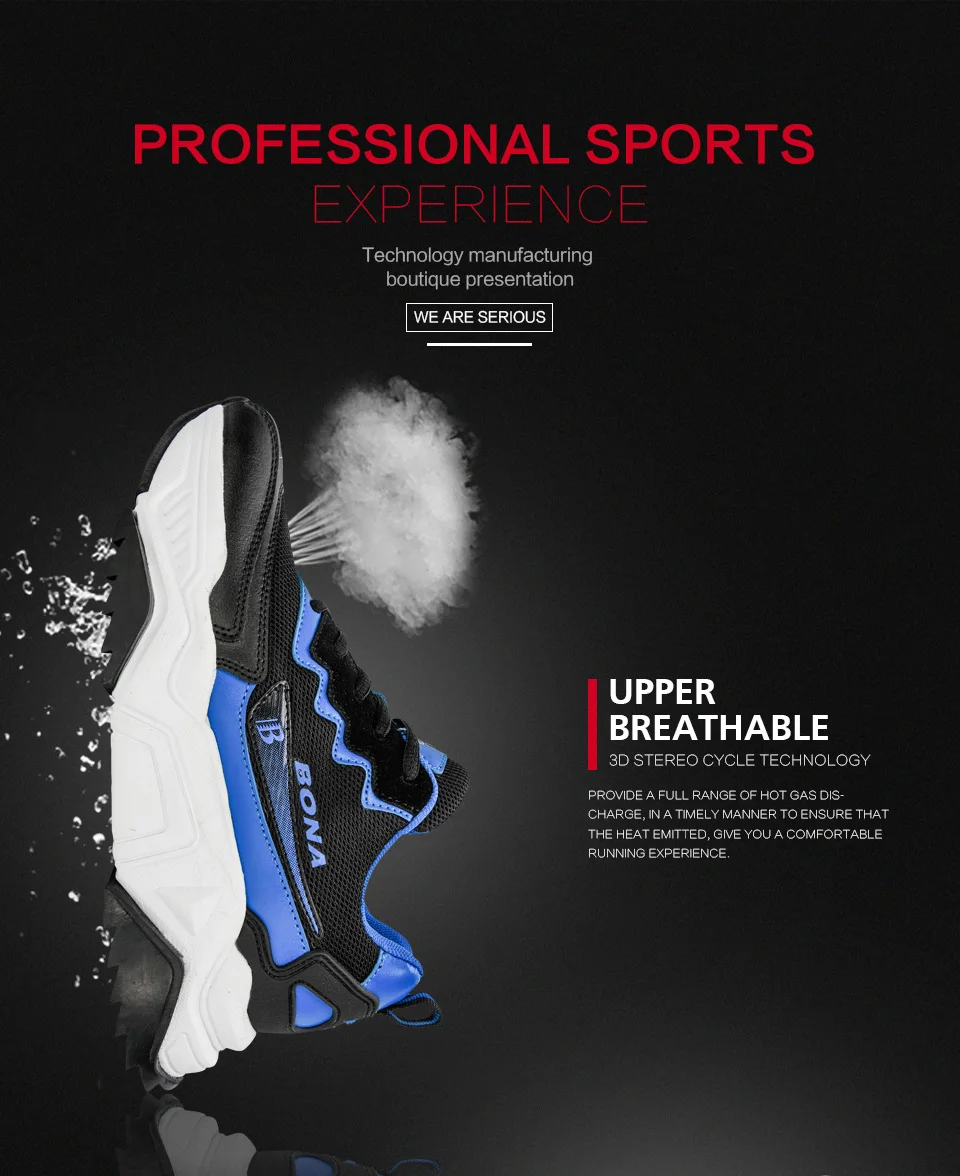 BONA 2020 New Designers Trendy Sneakers Women Jogging Shoes Trainers Lace Up Running Shoes Ladies Sport Shoes Feminimo Footwear BONA 2020 New Designers Trendy Sneakers Women Jogging Shoes Trainers Lace Up Running Shoes Ladies Sport Shoes Feminimo Footwear