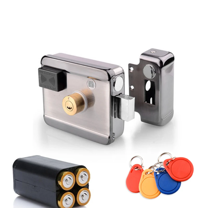 Door Access Control System Keyless Electronic Door Lock Swipe IC13.56mhz Card LOCK Remote control Lock Key Swipe Locks 1000Users
Door Access Control System Keyless Electronic Door Lock Swipe IC13.56mhz Card LOCK Remote control Lock Key Swipe Locks 1000Users