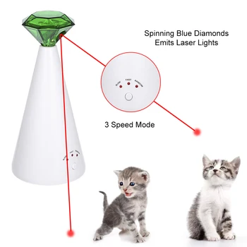 New Smart Cat Toy LED Laser Funny Toy Smart Automatic Cat Teasing Tool Training Entertaining Toy for Pet Multi-Angle Rotating To
New Smart Cat Toy LED Laser Funny Toy Smart Automatic Cat Teasing Tool Training Entertaining Toy for Pet Multi-Angle Rotating To