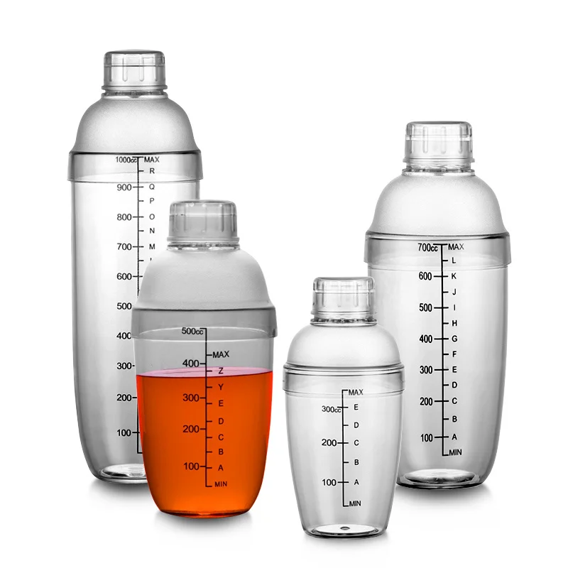 1PCS 350ml/530ml/700ml/1000ml Cocktail Shaker home bar utensils plastic shake cup wine drink mixer shake bottle mx9231012
1PCS 350ml/530ml/700ml/1000ml Cocktail Shaker home bar utensils plastic shake cup wine drink mixer shake bottle mx9231012