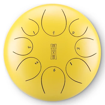 10 inch Steel Tongue Drum Mini Hand Pan Drums with Drumsticks Percussion Musical Instruments Drums Gift
10 inch Steel Tongue Drum Mini Hand Pan Drums with Drumsticks Percussion Musical Instruments Drums Gift