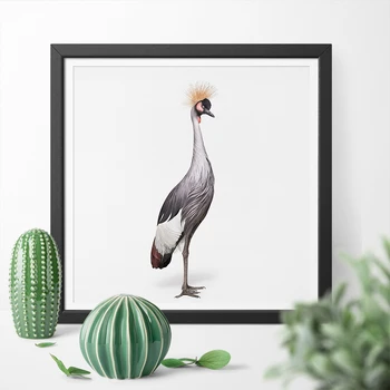 African Crane Art Canvas Poster Print Wall Art Animal Canvas Paintings for Home Decor No Frame
African Crane Art Canvas Poster Print Wall Art Animal Canvas Paintings for Home Decor No Frame