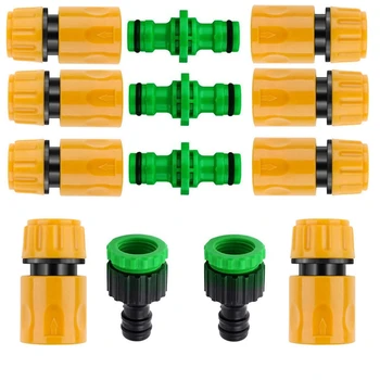 13 Pcs Plastic Garden Hose Tap Connector Kit for Join Garden Hose Pipe Tube
13 Pcs Plastic Garden Hose Tap Connector Kit for Join Garden Hose Pipe Tube