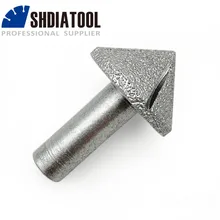 SHDIATOOL No.15 Cone type Vacuum brazed diamond router bits for stone 12.7mm shank for edge profile 45 degree
SHDIATOOL No.15 Cone type Vacuum brazed diamond router bits for stone 12.7mm shank for edge profile 45 degree
