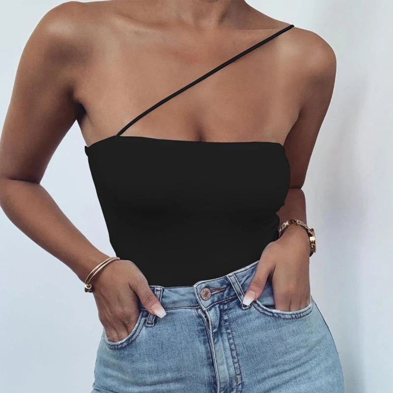 Ursohot Spaghetti Strap Slim Bodysuit Backless Sexy Jumpsuit Solid Slash Neck Rompers Sleeveless Streetwear Overalls For Women
Ursohot Spaghetti Strap Slim Bodysuit Backless Sexy Jumpsuit Solid Slash Neck Rompers Sleeveless Streetwear Overalls For Women