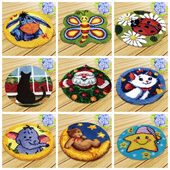 Embroidery Carpet Latch Hook Rug Canvas klink Haak Tapijt Crocheting Kit Cross Stitch Latch Hook Knitted Fomiaran For Needlework
Embroidery Carpet Latch Hook Rug Canvas klink Haak Tapijt Crocheting Kit Cross Stitch Latch Hook Knitted Fomiaran For Needlework