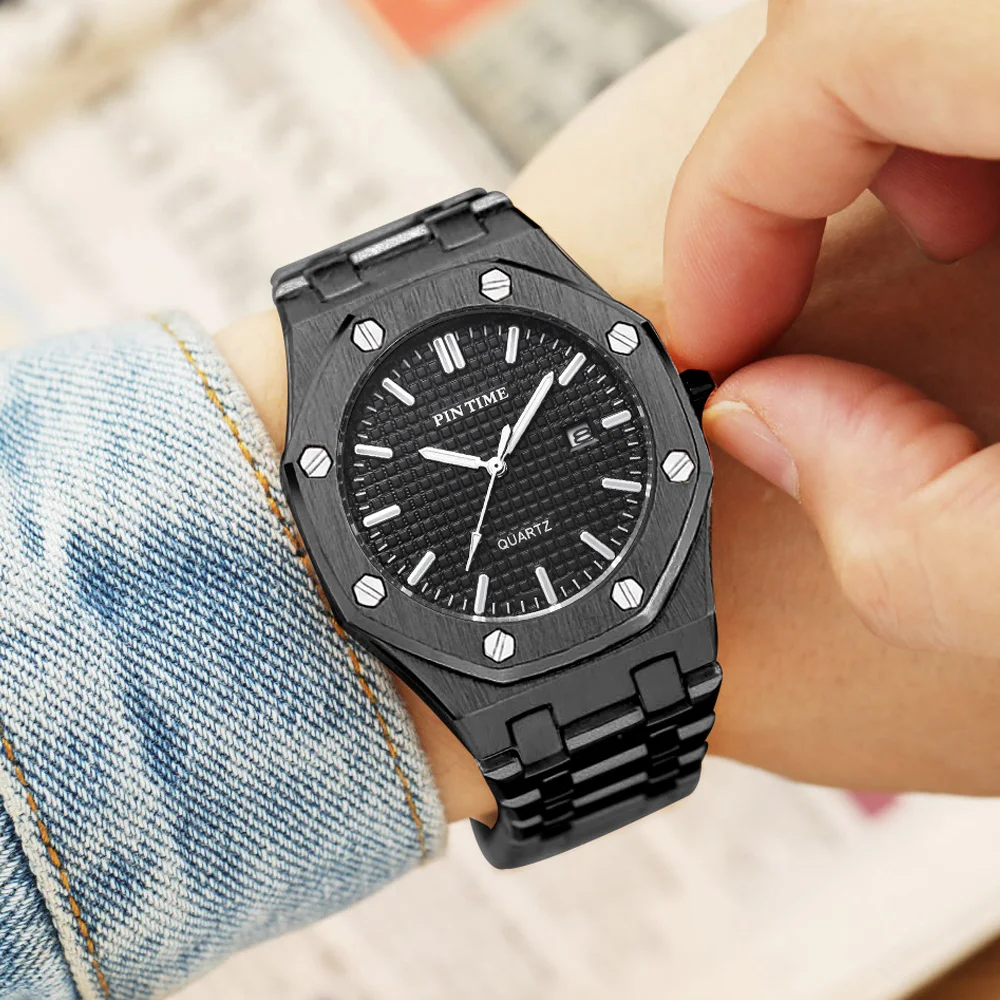 Cool Black Gold Men Watch Calendar Luxury Brand Military Male Watches Quartz Waterproof Wrist Watch Men Clock relogio masculino
Cool Black Gold Men Watch Calendar Luxury Brand Military Male Watches Quartz Waterproof Wrist Watch Men Clock relogio masculino