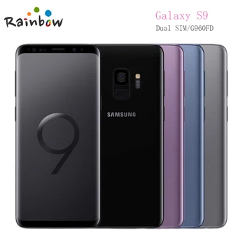 

Samsung Galaxy S9 Duos G960FD Unlocked Mobile Phone Dual SIM 4G LTE NFC Exynos 9810 Octa Core 5.8" 12MP&8MP RAM 4GB ROM 64GB