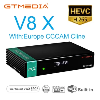DVB-S2 Gtmedia V8X Satellite Decoder with 3 years Europe Cline Gtmedia V8X Full HD h.265 satellite tv receiver
DVB-S2 Gtmedia V8X Satellite Decoder with 3 years Europe Cline Gtmedia V8X Full HD h.265 satellite tv receiver