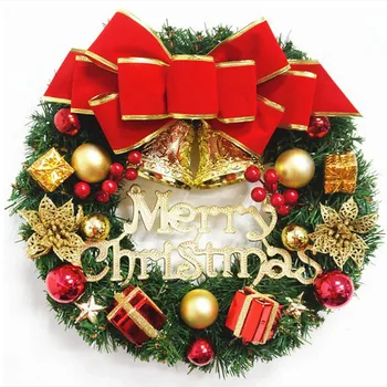 Christmas Garland Arrangement Christmas Ornament Christmas Wreath Bell bow Decorative anadem 30CM Living Room Window венки 5*
Christmas Garland Arrangement Christmas Ornament Christmas Wreath Bell bow Decorative anadem 30CM Living Room Window венки 5*
