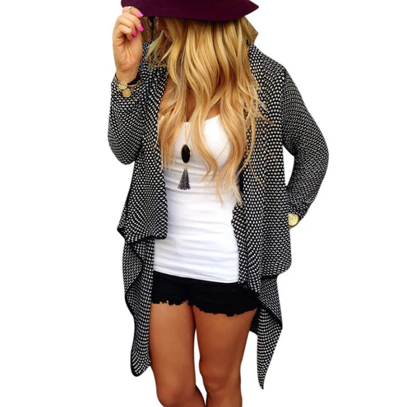 2020 Spring and Autumn Knitted Cardigan European and American Mid-length Long-sleeved High Street Irregular V-neck Sweater Shawl
2020 Spring and Autumn Knitted Cardigan European and American Mid-length Long-sleeved High Street Irregular V-neck Sweater Shawl