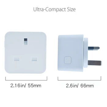 Smart Plug WiFi Socket Power Socket Outlet Switch Support for Amazon Alexa UK Plug Remote control of mobile phone WiFi Plug
Smart Plug WiFi Socket Power Socket Outlet Switch Support for Amazon Alexa UK Plug Remote control of mobile phone WiFi Plug