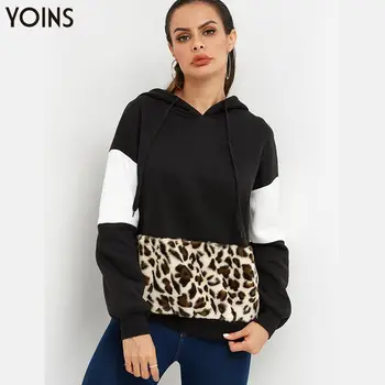 Fashion YOINS 2020 Autumn Winter Women Hoodies Sweatshirts Color Block Leopard Print Long Sleeves Hoodie Pullovers Casual Tops
Fashion YOINS 2020 Autumn Winter Women Hoodies Sweatshirts Color Block Leopard Print Long Sleeves Hoodie Pullovers Casual Tops