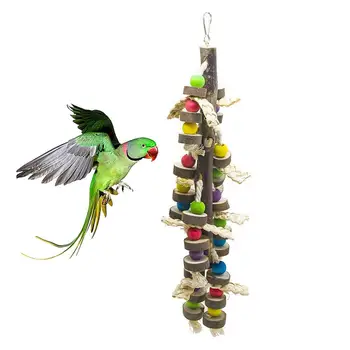 Pet Parrot Colorful Beads Blocks Hanging Cage Decor Climbing Playing Chew Toy
Pet Parrot Colorful Beads Blocks Hanging Cage Decor Climbing Playing Chew Toy