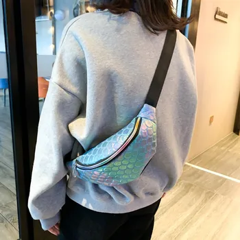 Fanny pack for Women Fish-Scale Pattern Ladies waist bag Zipper Messenger Bag Casual Sports female Chest Phone Bag sac banane
Fanny pack for Women Fish-Scale Pattern Ladies waist bag Zipper Messenger Bag Casual Sports female Chest Phone Bag sac banane