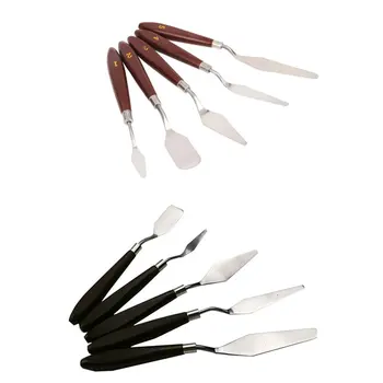 New 2019 Oil Paint Scraper 5Pcs Wooden Handle Set Stainless Steel Art Painting Tool Palette Knife Shovel Painting Tools students
New 2019 Oil Paint Scraper 5Pcs Wooden Handle Set Stainless Steel Art Painting Tool Palette Knife Shovel Painting Tools students