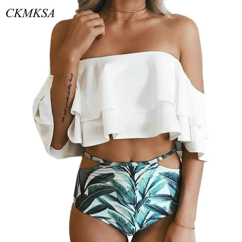 Bathing Suits Plus Size Bathing Suits 2019 Bandeau High Waist Ruffle Print Solid off shoulder Swimwear Women Swimsuit Bikini XXL
Bathing Suits Plus Size Bathing Suits 2019 Bandeau High Waist Ruffle Print Solid off shoulder Swimwear Women Swimsuit Bikini XXL